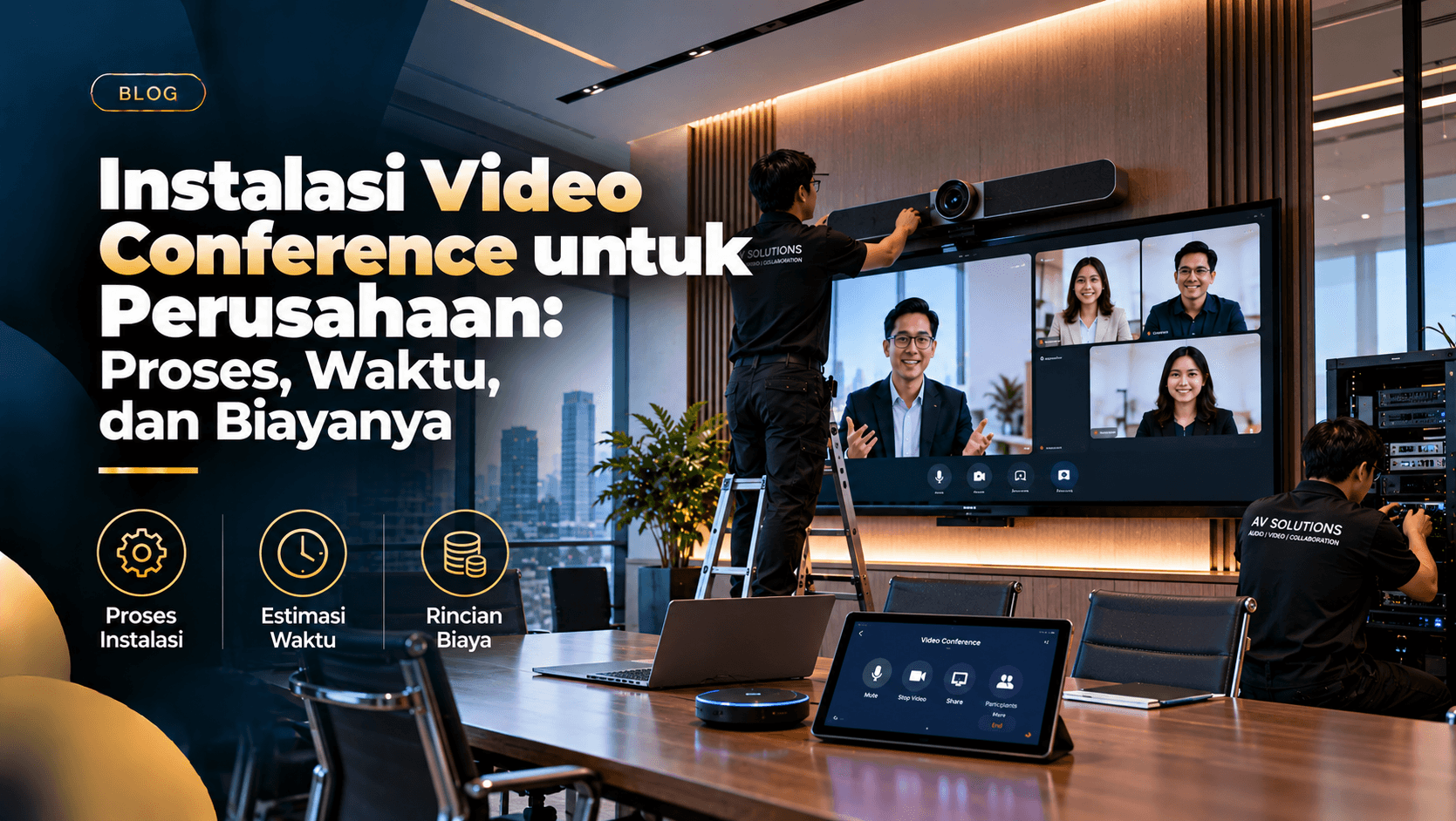 Instalasi Video Conference untuk Perusahaan: Proses, Waktu, dan Biayanya